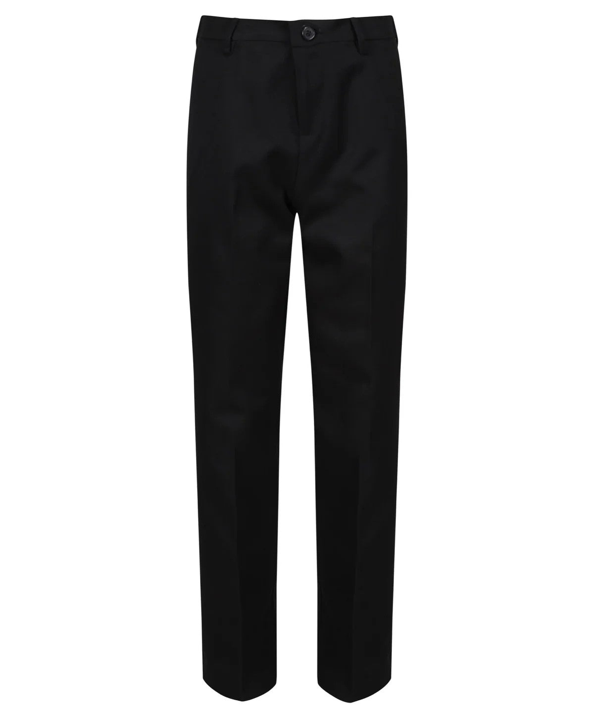 Younger Senior Boys Regular Fit School Trousers - Black