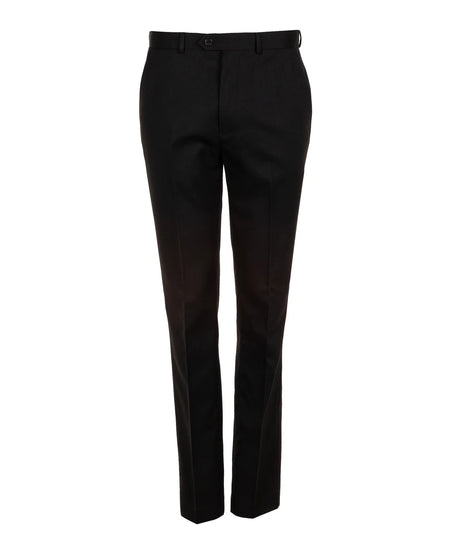 Senior Boys Slim Fit Black School Trousers