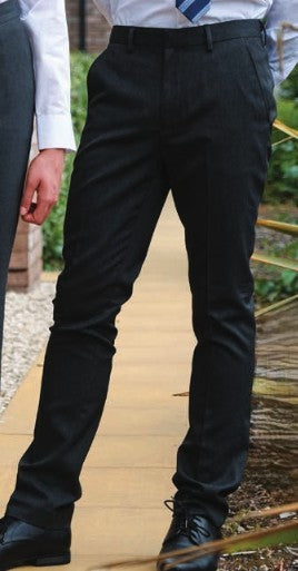 Straight Leg Black School Trousers