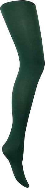 Green 70 Denier Opaque Tights - 2 Pair Pack
