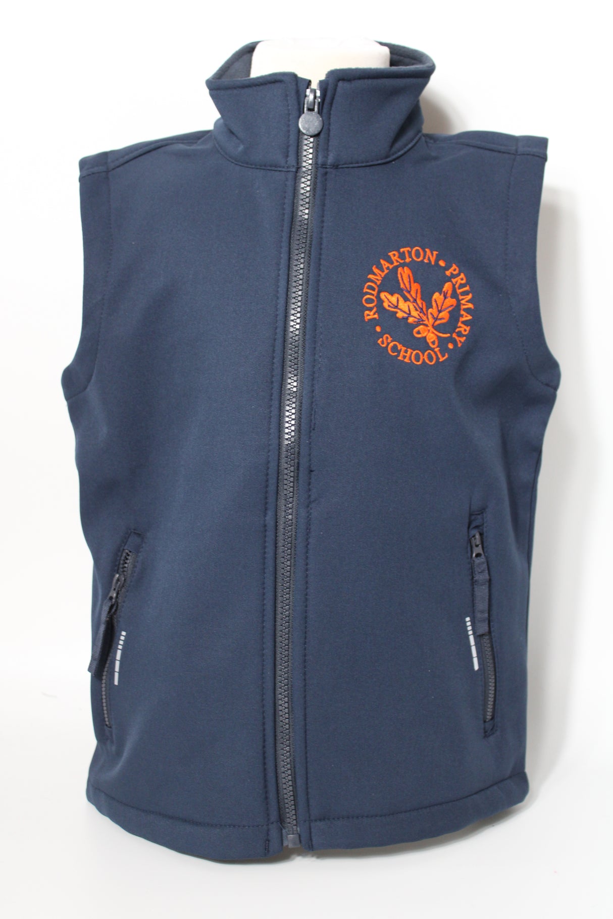 Rodmarton Primary School Navy Gilet with school logo