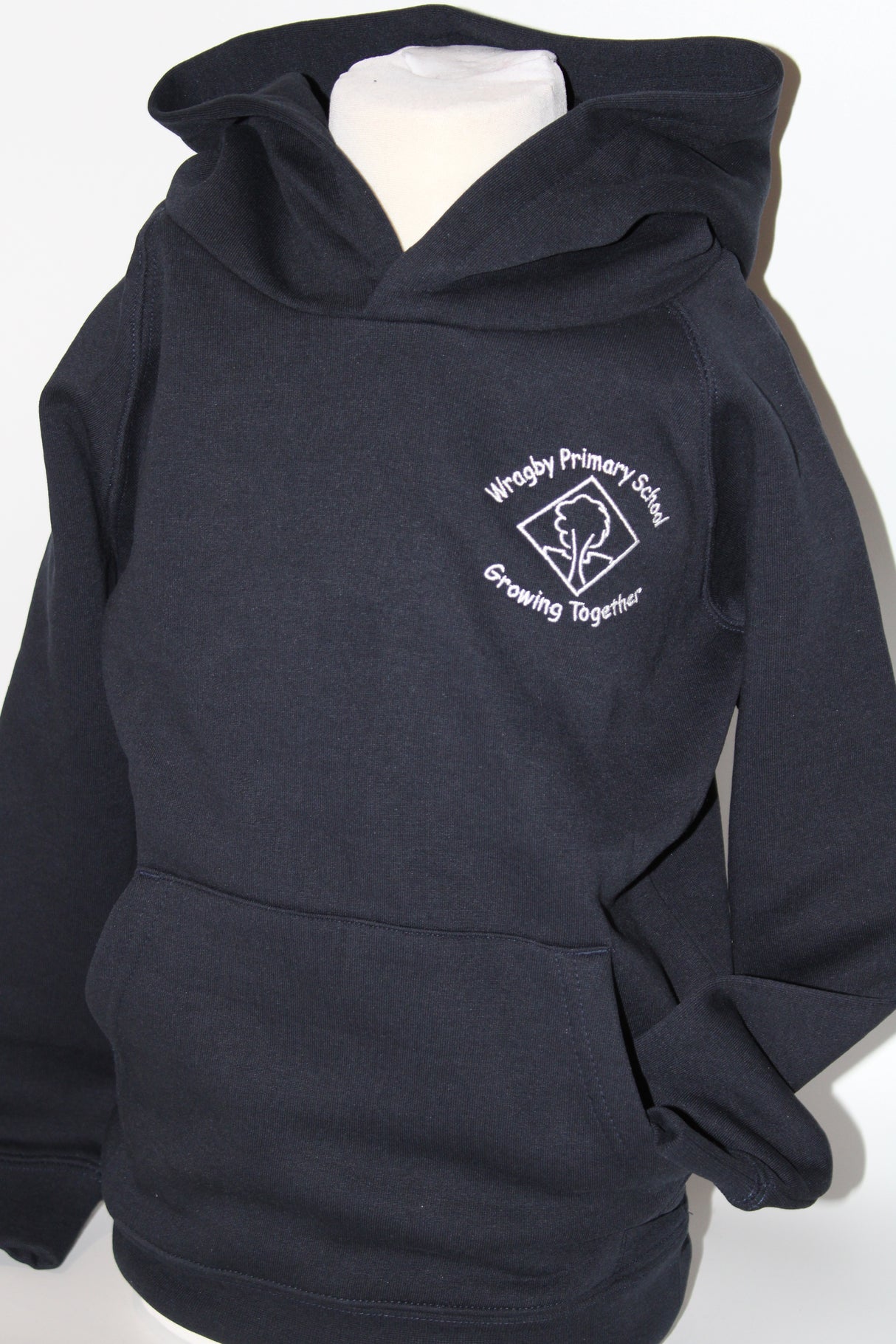 Navy Hooded Top with School Logo
