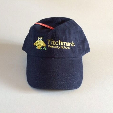 Navy Baseball Cap with Logo