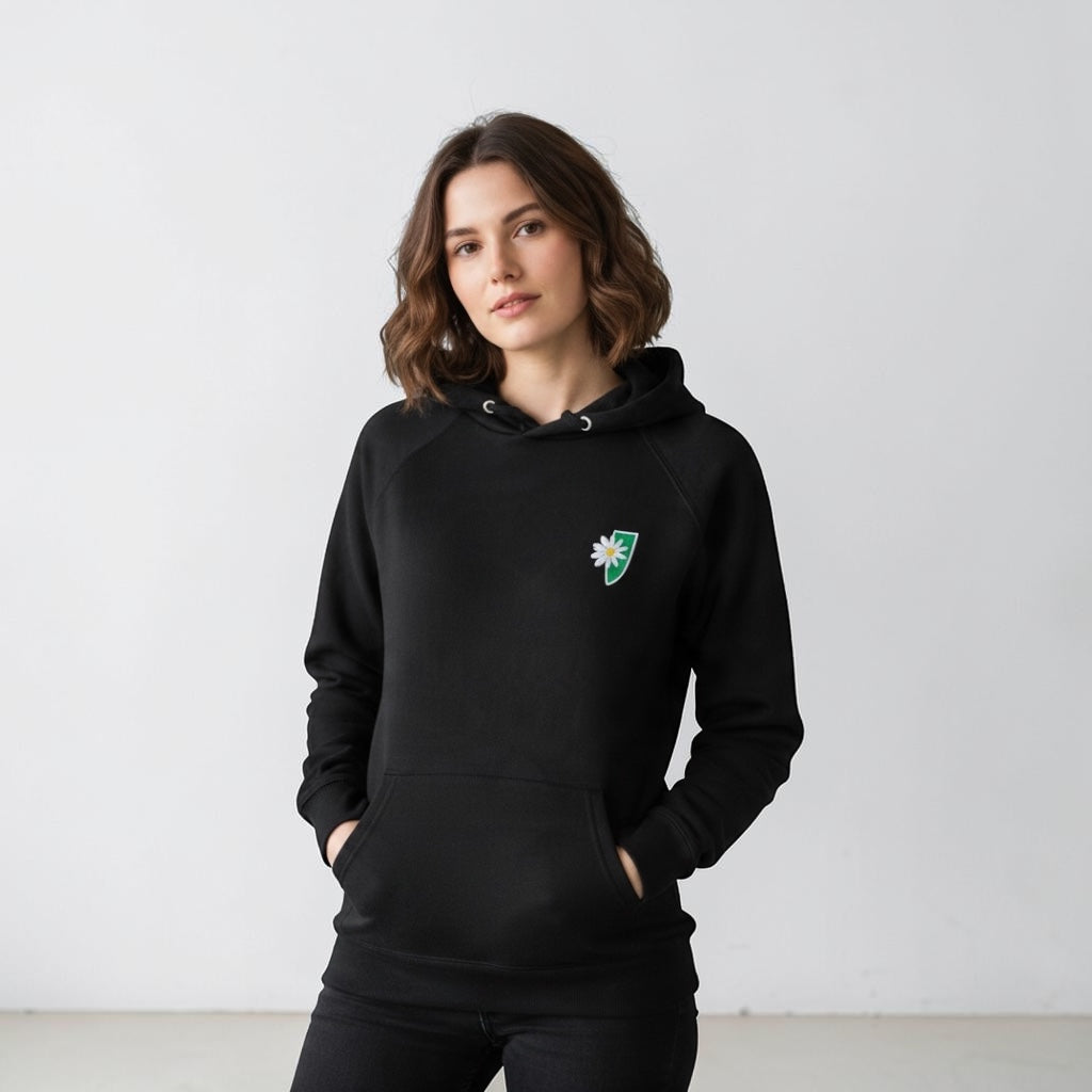 KSHS Black Hooded Top with logo