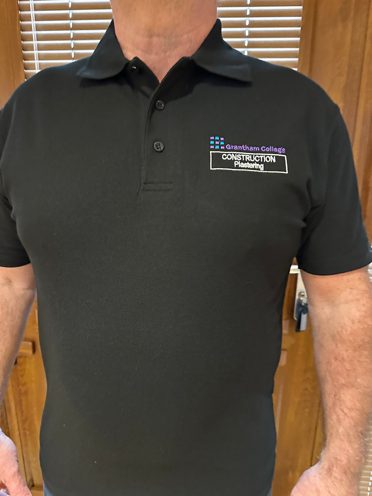 Black Polo Shirt for Construction - Plumbing