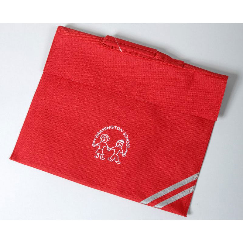 Red Book Bag with School Logo