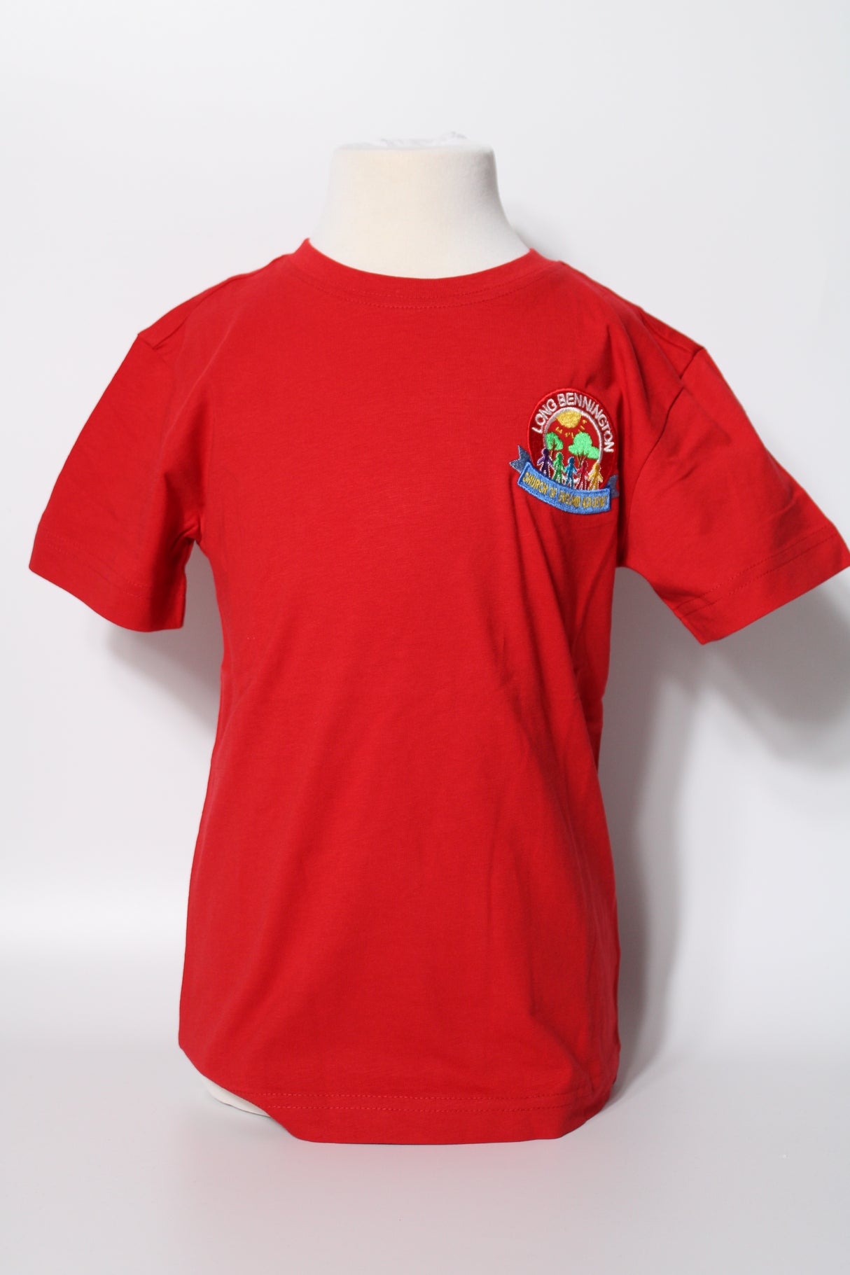 Long Bennington Red T Shirt