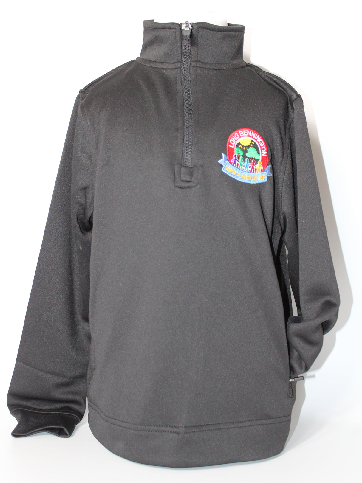 Black Tracksuit Top with school logo