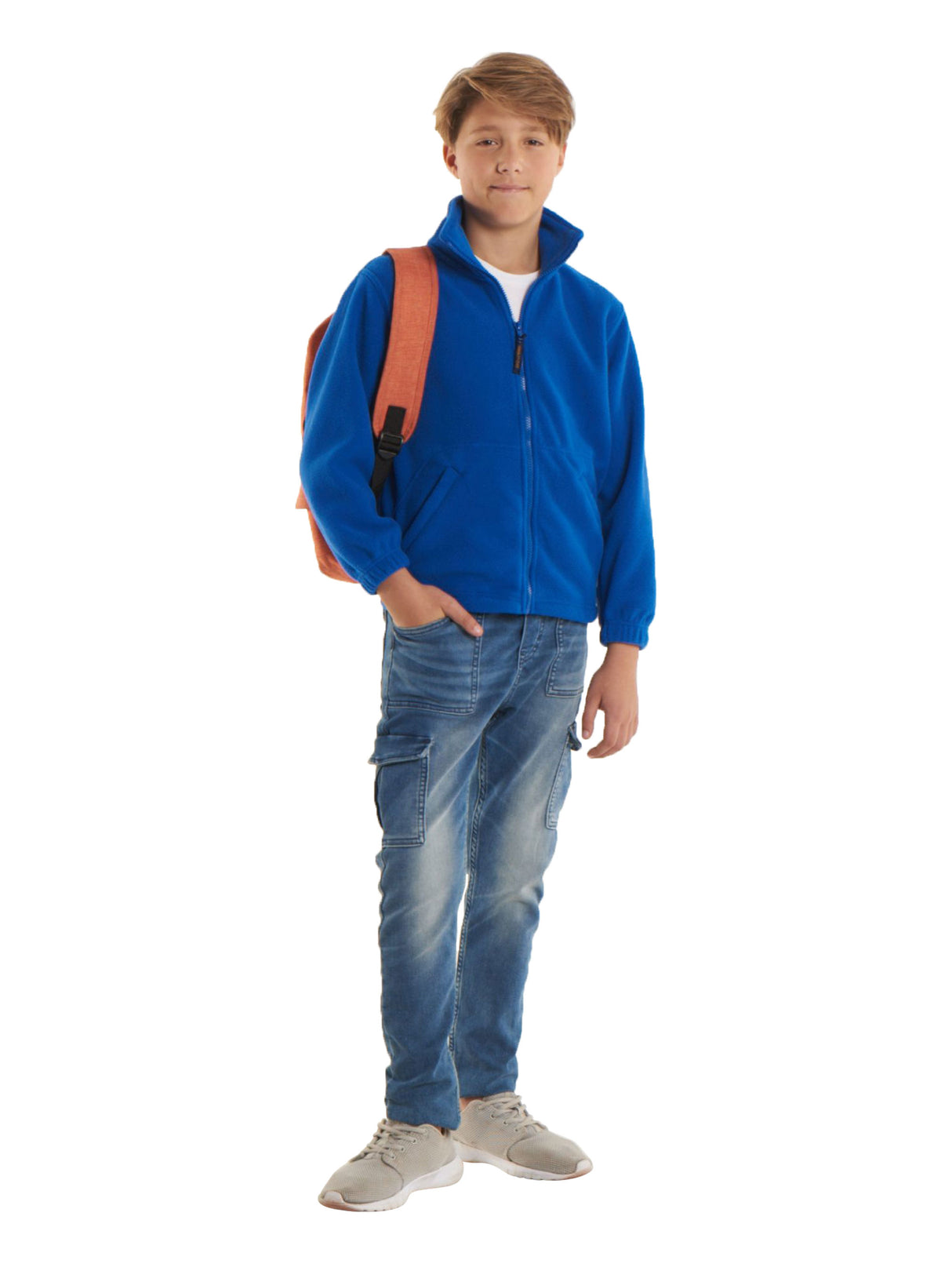 Kids Full Zip Outdoor Fleece