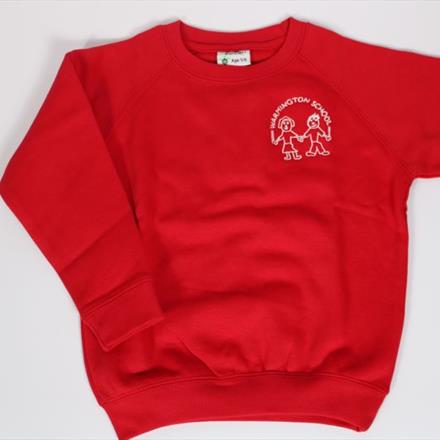 Red Sweatshirt with Logo