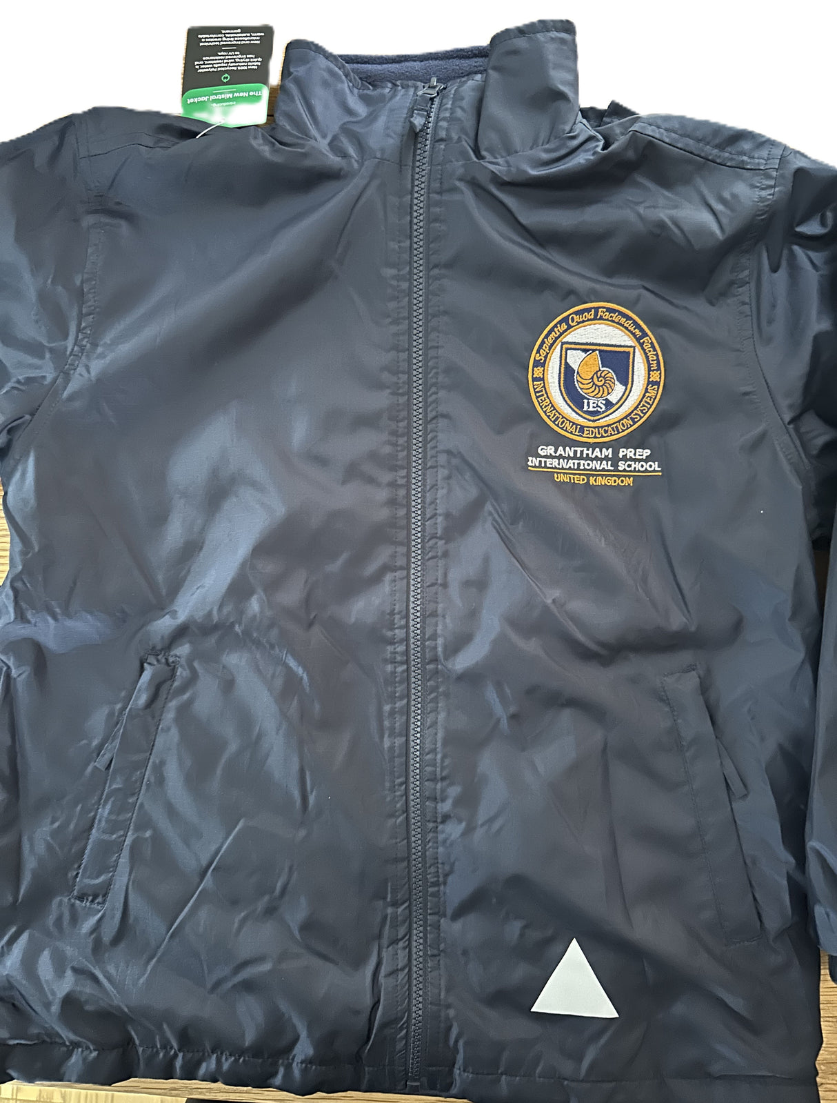 Navy Showerproof Fleece lined Jacket