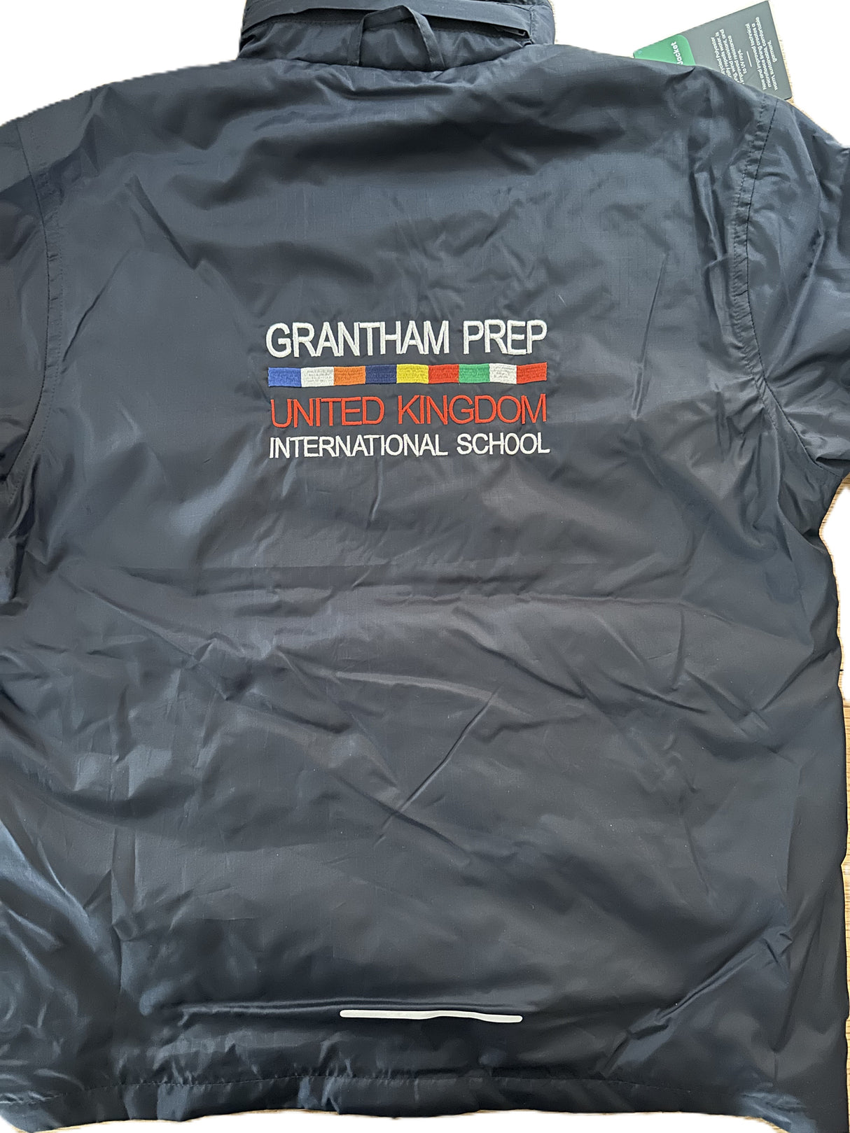 Navy Showerproof Fleece lined Jacket