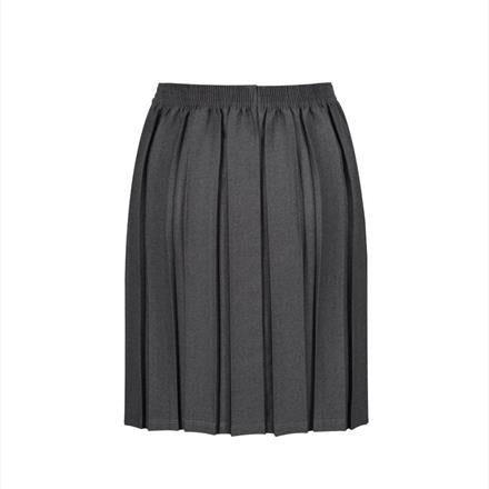 Junior Grey Box Pleat Skirt