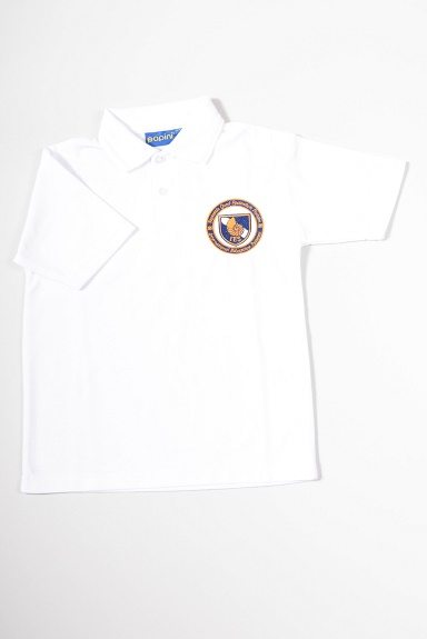 Grantham Prep White Polo Shirt - For Summer Sports