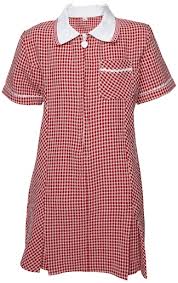 Red Summer Gingham Dress