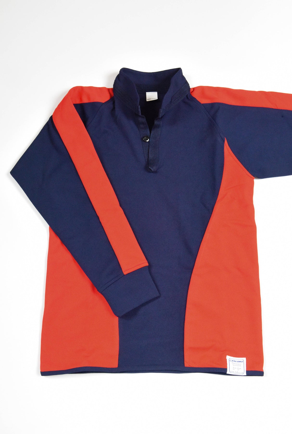 Long Sleeve Navy/Scarlet Games Shirt. Unisex