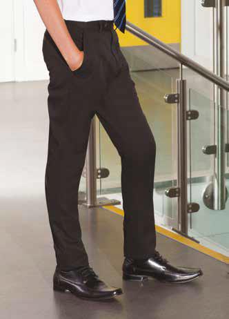 Slim Leg School Trousers - Charcoal