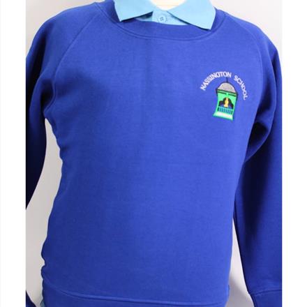 Royal Blue Sweatshirt With Logo