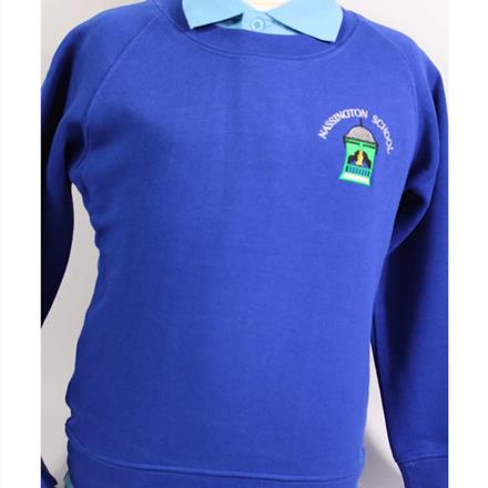 Royal Blue Sweatshirt With Logo