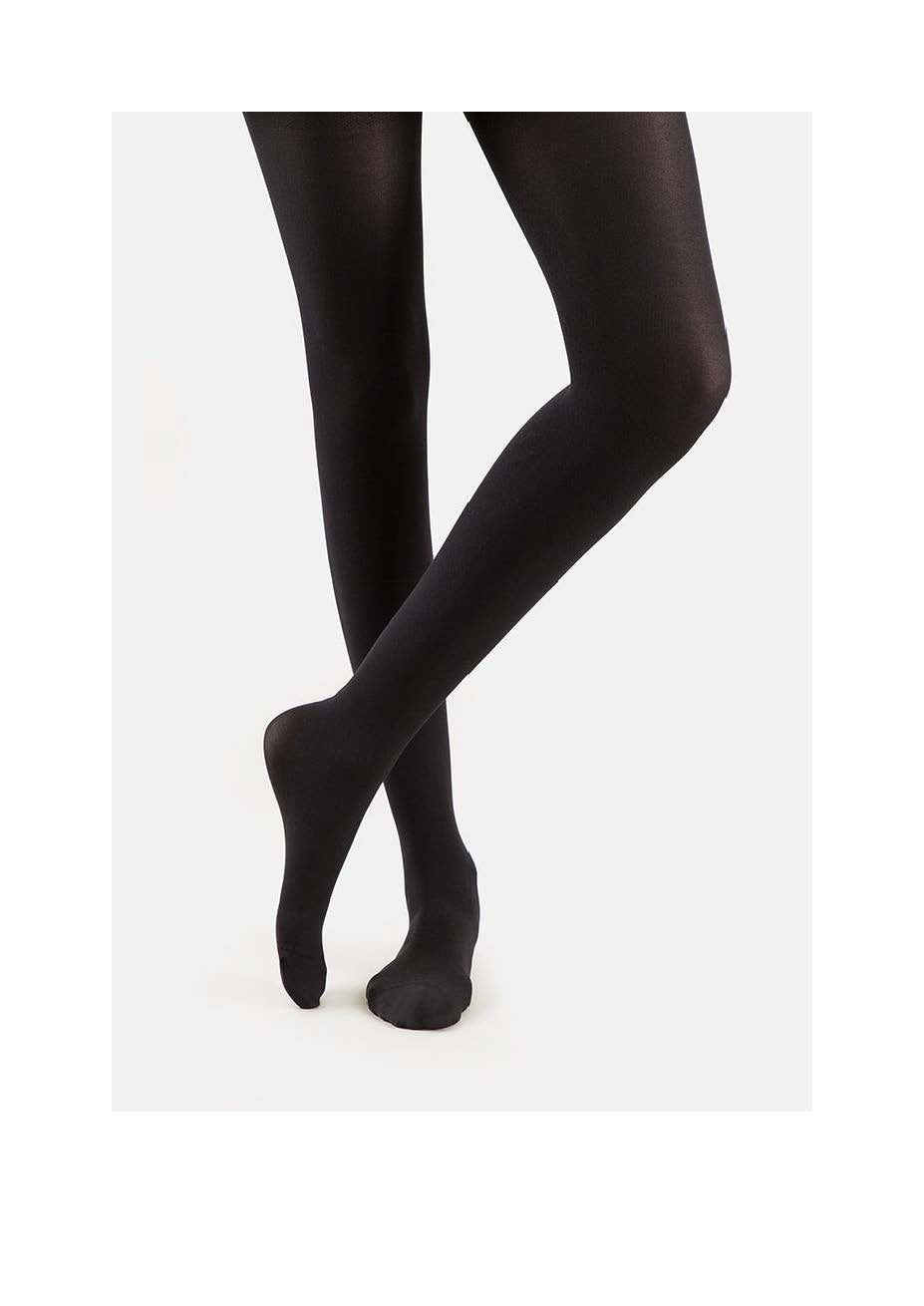 2 Pk 70 Denier Soft Opaque Tights - Green or Black