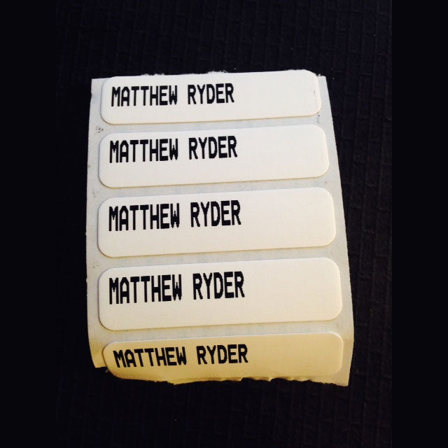 Iron on Nametapes