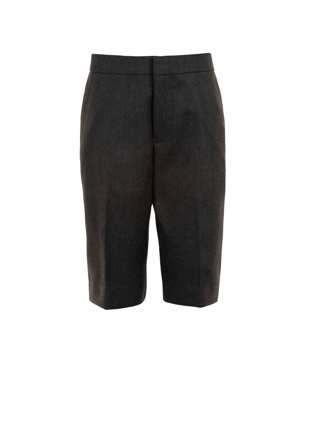 Junior Boys Regular Fit Grey School Shorts