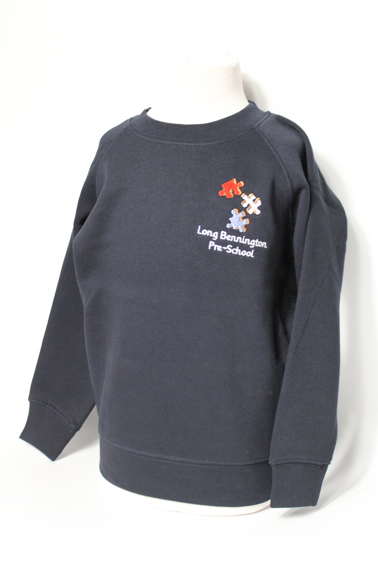 Long Bennington Pre School Sweatshirt - Red or Navy