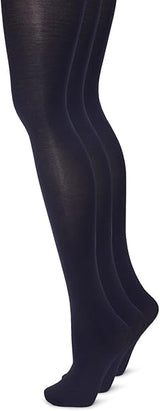 Navy or Black 70 Denier Opaque Tights - 2 Pair Pack