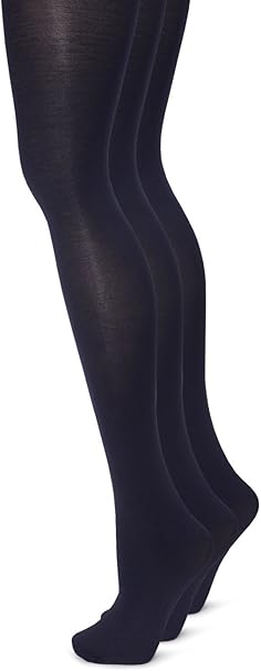 Navy or Black 70 Denier Opaque Tights - 2 Pair Pack