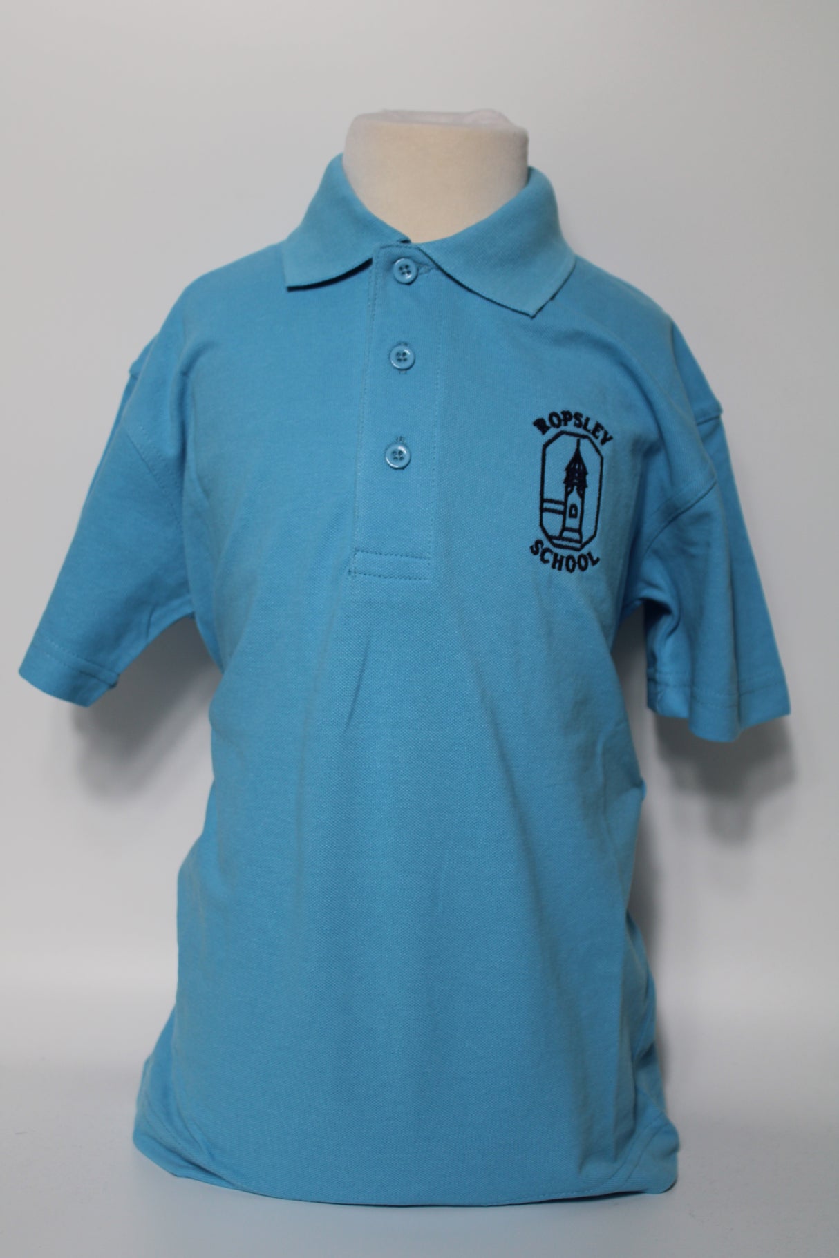 Ropsley School Sky Blue Polo Shirt