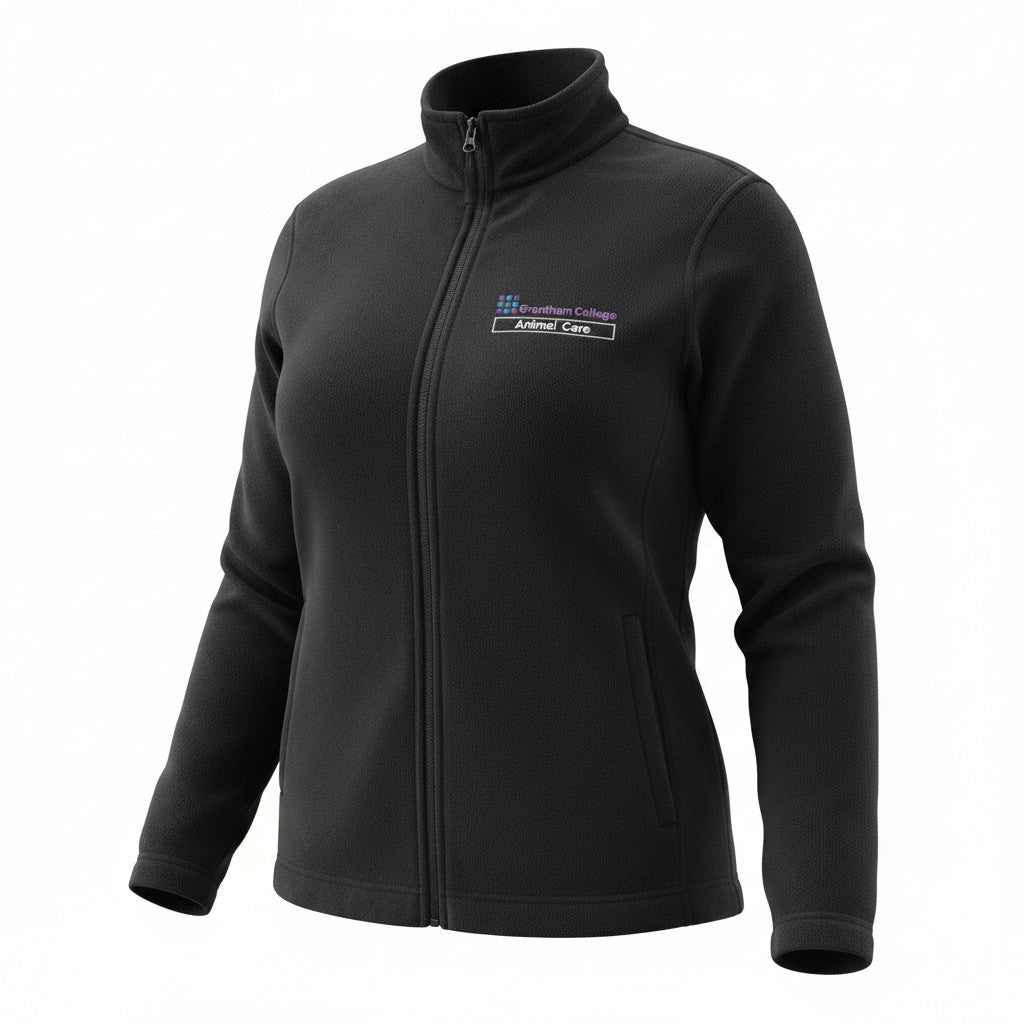 Womens Microfleece with Animal Care Logo
