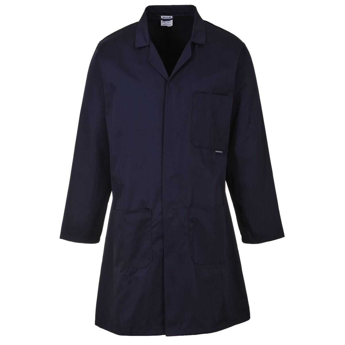Navy Lab Coat with Animal Care Logo