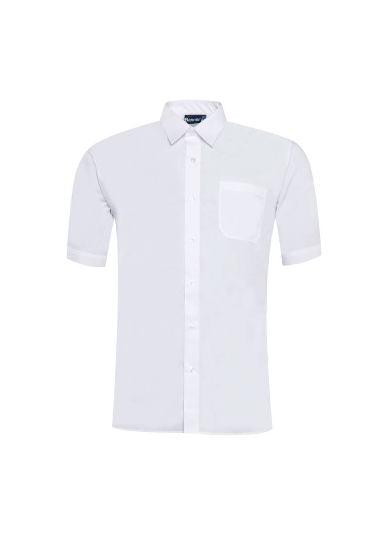 Classic fit White Short Sleeve Shirts