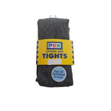 Grey School Tights Cotton Rich. 2 Pair Pack.