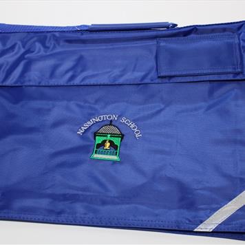 Royal Blue Book Bag With School Logo