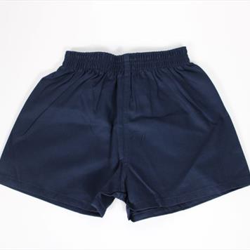 Navy Cotton P.E Shorts - 20/22" - Age 2/4
