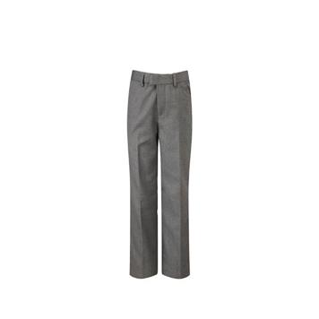 Junior Boys Regular Fit Trousers made with Recycled Fabric - Grey Age 3