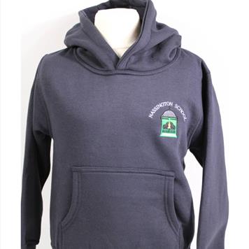 Navy Hooded Top (For P.E) - 3-4 (24")