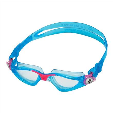 Aqua Sphere Kayenne Jr (Age 6-15) Swimming Goggles - Blue & Pink /Clear Lens