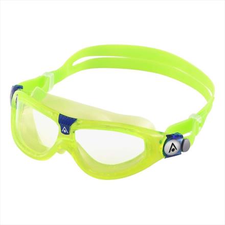 Aqua Sphere Seal Kid 2.0 Swimming Goggles Age 3+ - Bright Green Strap/Clear Lens