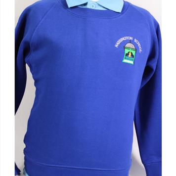 Royal Blue Sweatshirt With Logo - Age 11-12