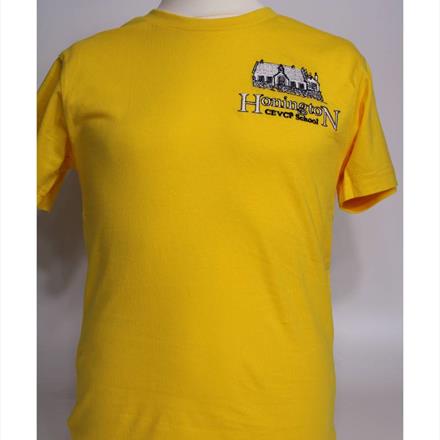 Yellow P.E T Shirt With Logo - Age 3-4