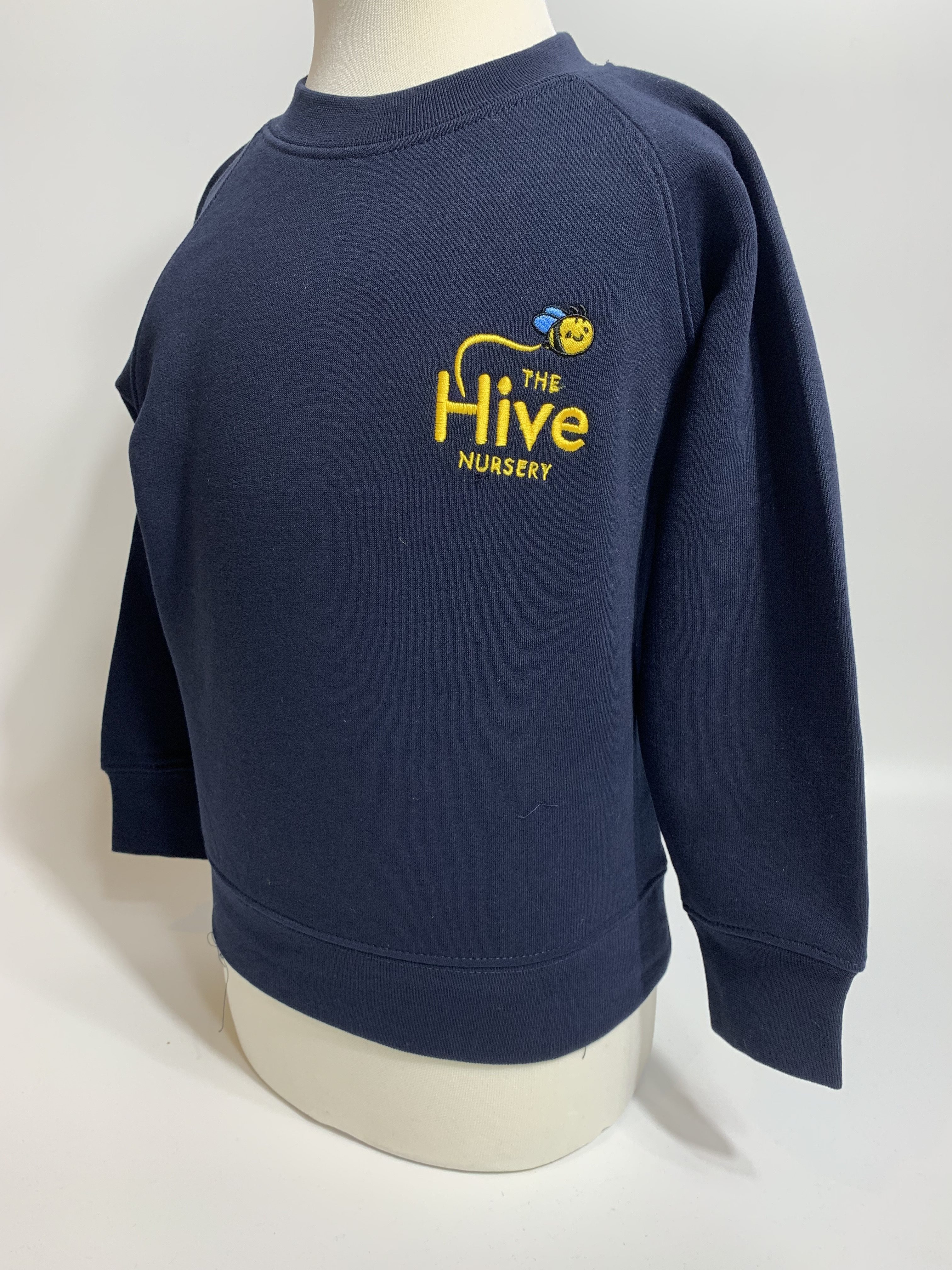 Hive Nursery Navy Sweatshirt - 2-3 (22")