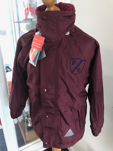 Polebrook Primary Waterproof Jacket with Logo - Age 2/3