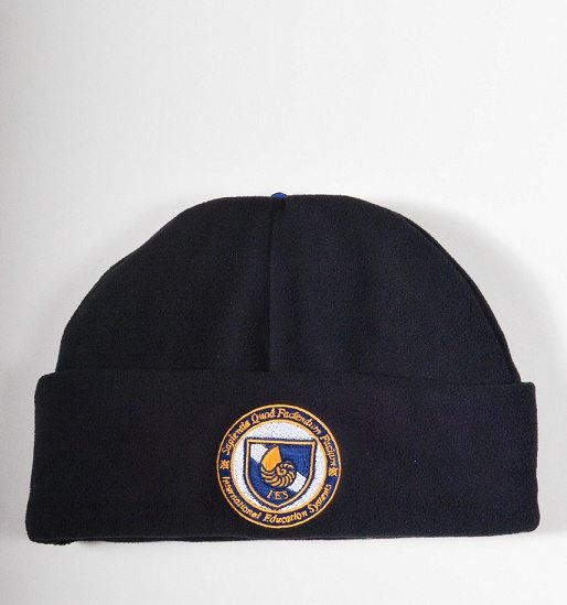 Navy Fleece Beanie Hat - Small