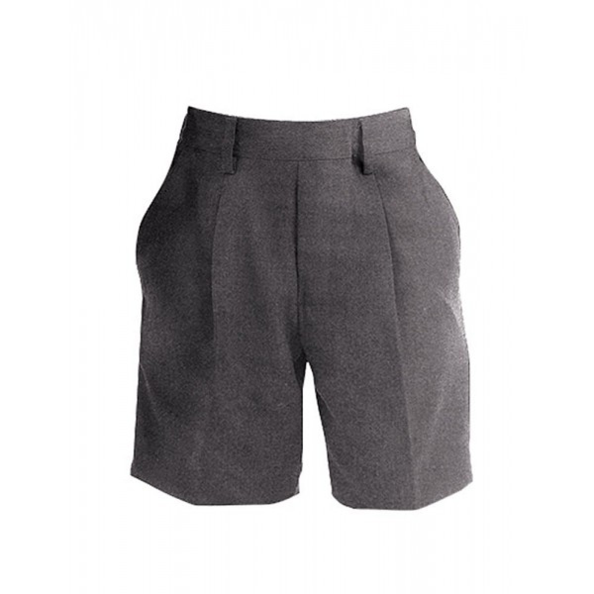 Boys Grey School Shorts - Age 10 (25" Waist)