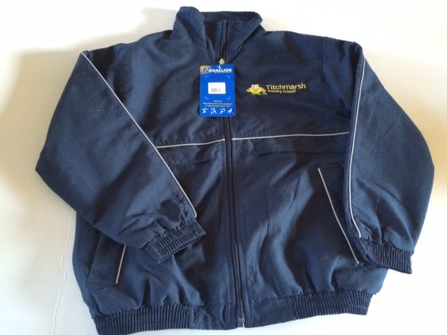 Navy Tracksuit Top (For Years; 3,4,5 & 6) - 26" Chest