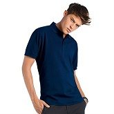 Mens Polo Shirt with Health & Social Care Logo - 2XL (to fit 45-47"), Navy