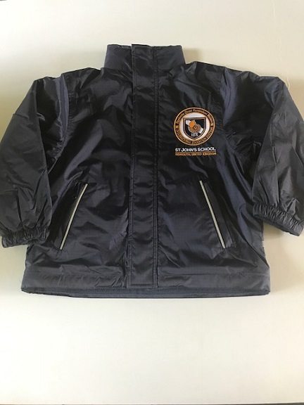 Navy Reversible Fleece Jacket - LARGE