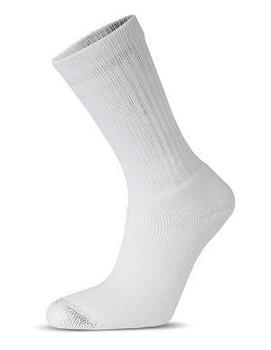 White Sports Socks 3 Pair Pack - Adult 11.5-13